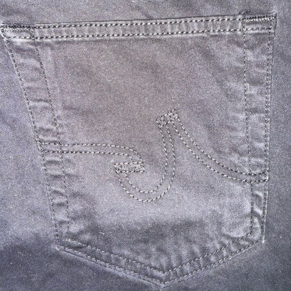 AG Adriano Goldschmied The Ives Pants 30x32 Modern Athletic Black Stretch Denim - Picture 4 of 10